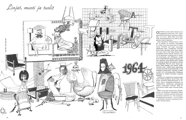 Linjat muoti ja tuolit small Olof Ottelin